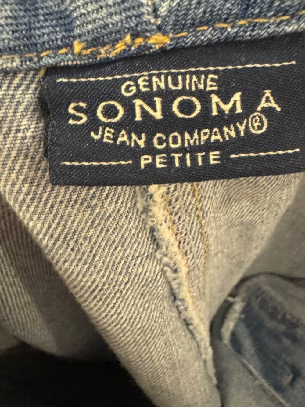 Genuine Sonoma Jean Company Petite Embroidered Wide Leg Jeans 12P - Picture 3 of 8